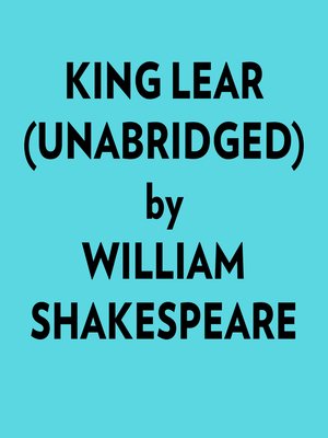 cover image of King Lear (Unabridged)